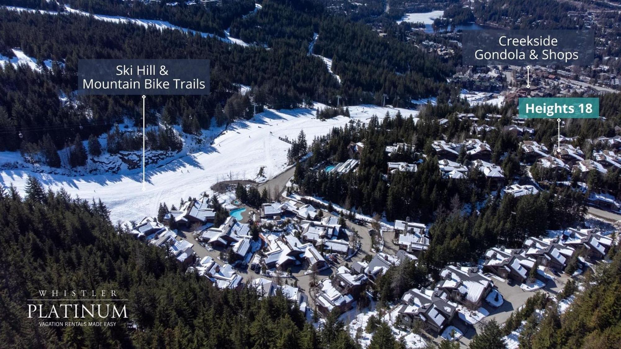 Taluswood The Heights 18 | Mountainside Townhome W/ Ski Access, Hot Tub, Tranquil Views Whistler Buitenkant foto
